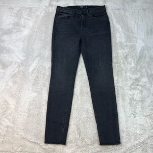 Hudson Jeans Black Womens Size 28 Barbara Super Skinny Mid Rise Stretch